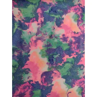 Saia fitness feminina curta em suplex - escolha a estampa que mais combina com você - ROSA/LILÁS/VERDE