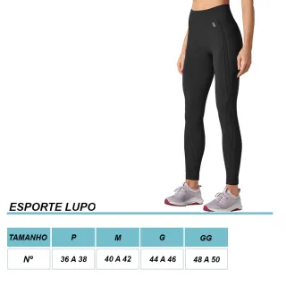 Legging Lupo Fitness Max ConfortFit 71053 - Calça de Treino - Pomodoro