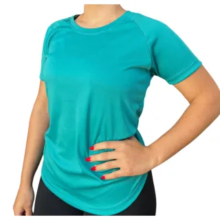 Fitness Camiseta Feminina Dry Fit Academia - Cinza