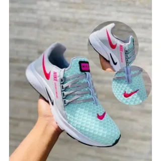 Tênis Leve Esportivo Confortável Feminino para Academia e Caminhada - Uva/pto(sola lilás)