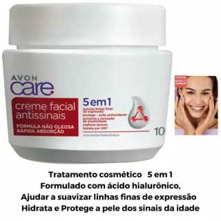 Hidratante para o rosto AVON care - Gel matificante,hidrata,refres