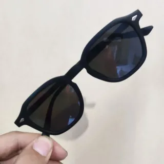 Proteção UV400 Oculos de Sol Redondo Unisex Vegas - C3