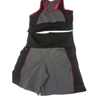 Top e Bermuda Fitness para Academia - Sortidas Cores - Amarelo