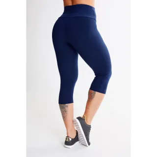 Calça Legging Corsário Suplex Cintura Alta Feminina Fitness - Kit com 2 unidades - G - 40