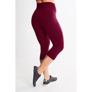 Calça Legging Corsário Suplex Cintura Alta Feminina Fitness - Kit com 2 unidades - G - 40