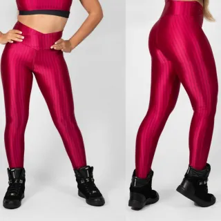Cirre Leggings High Waist Fitness Kit - 02 Pairs - Preta/Rosa