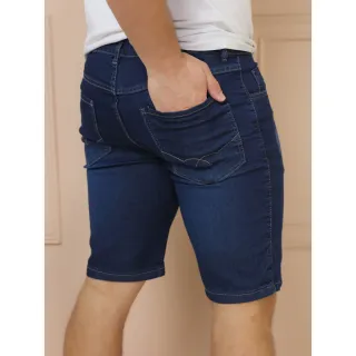 Bermuda Elastano Masculina Jeans#494 - Azul
