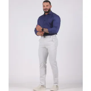Calça Masculina em Sarja Alfaitaria com Lycra e Elastano - TAM 38