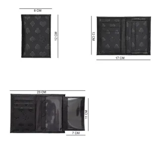 Carteiras Premium Degradê - Porta Documento RG CNH Masculina - MARFIM/FRQ