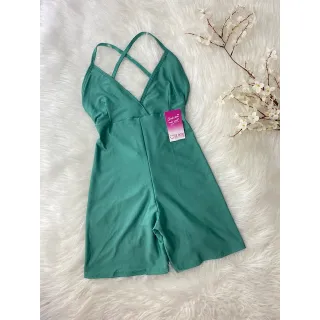 Empina Bumbum Top Fitness Macaquinho sem bojo - Azul Royal