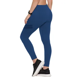 Legging Selene Feminina Cintura Alta Grossa Sem Transparência - Azul Marinho