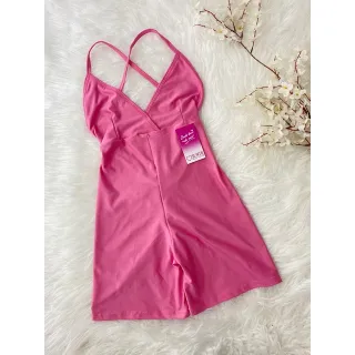 Empina Bumbum Top Fitness Macaquinho sem bojo - Azul Royal