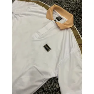 OFERTA RELAMPAGO Polo Griffe Sport Ultra Dry Fit - Camisa Gola Polo Premium Qualidade Altíssima - Branco