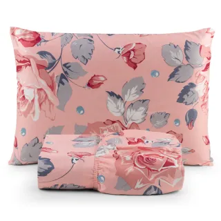 Lençol Infantil Solteiro Estampado Macio - Jogo de 2 Peças - Belle