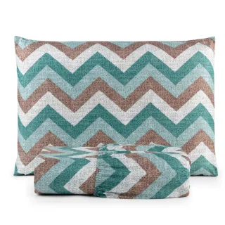 Lençol Infantil Solteiro Estampado Macio - Jogo de 2 Peças - Belle