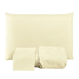 Lençol Casal Macio 200 Fios - Jogo de 3 Peças com Elástico para Cama Box - Preto Liso