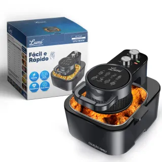 Fritadeira Digital Air Fryer 6.5L - Sem Óleo, Fácil e Rápido! - Touch Digital 8L 127v