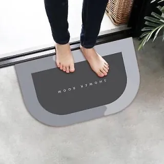 Tapete Antiderrapante Super Absorvente para Banheiro - Secagem Rápida - ABCShop - Único
