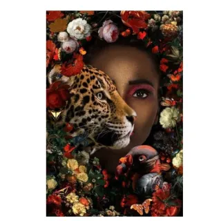 Quadro Luxo Mulher Africana Sala Quarto Decorativo 110x80cm - 13