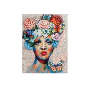 Quadro Luxo Mulher Africana Sala Quarto Decorativo 110x80cm - 13