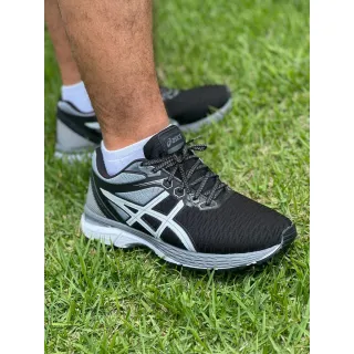 Promoção Imperdível: Tênis Masculino para Caminhada e Academia - Preto/Cinza