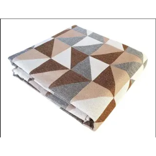 Tapete Luxuoso Geométrico Antiderrapante Sala Escritório Quarto Jacquard 2,00m x 2,50m - Casab Preto