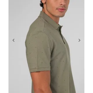Camisa polo masculina verde slim fit piquet poá | Pool - GG