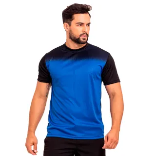 Camiseta Masculina Dry Fit para Ciclismo, Corrida e Academia - Cinza Escuro