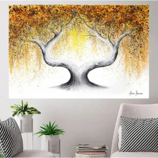 Grande Arvore Colorida Quadro Decorativo 110x80cm Sala Quarto - 23