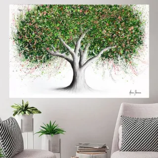 Grande Arvore Colorida Quadro Decorativo 110x80cm Sala Quarto - 23