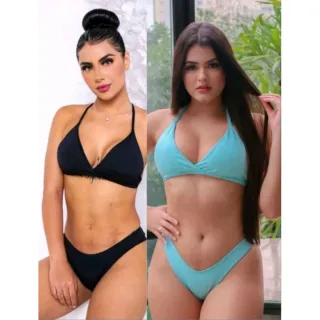 Bojo forrado Biquini asa delta aviador blogueirinha - Camuflado