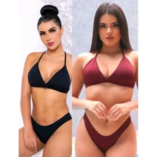 Bojo forrado Biquini asa delta aviador blogueirinha - Camuflado