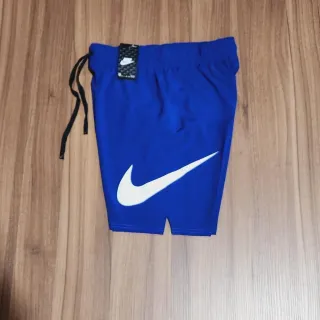 Potencialize seu Treino com Bermudas Confortáveis e Elegantes - BERMUDA AZUL LOGO GRANDE