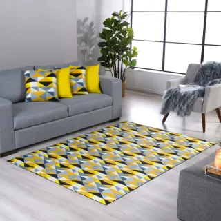 Tapete Premium Gorgurinho Sala Quarto 1,00x1,40 - Cores Variadas - AZUL ABSTRATO