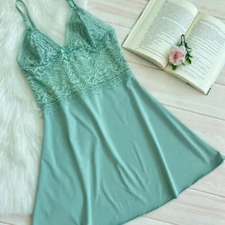 Pijama Sensual de Renda Sem Bojo - Camisola Linha Noite - Vermelho