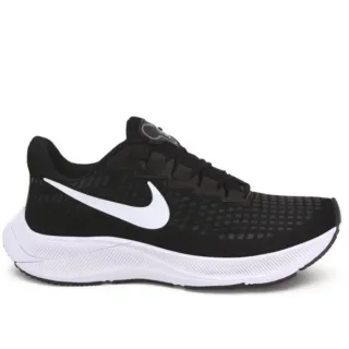 Tênis Pegasus Esportivo Masculino e Feminino para academia - Preto/ Branco