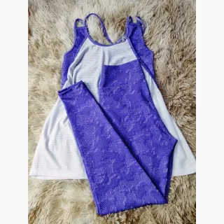 Moda Fitness Feminina: Kit Conjunto Trio Calça E Top + Blusa Embutida em Promoção - 33