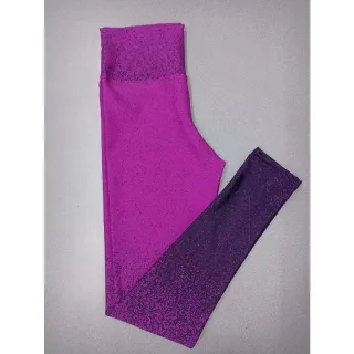 Fitness Poliamida Calça Leg Degradê Academia Várias Cores - Roxo