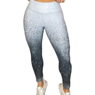 Fitness Poliamida Calça Leg Degradê Academia Várias Cores - Roxo