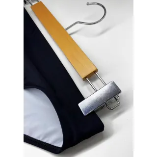 Moda Praia Masculina - Sunga Preta Cavada Slim - Preto