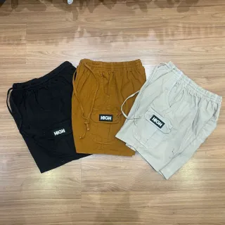 Bermuda Cargo Masculina Sarja Street Casual para laser e dia a dia