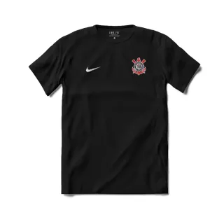 Camiseta Dryfit Coringão Unissex - Tecido Respirável - Preto