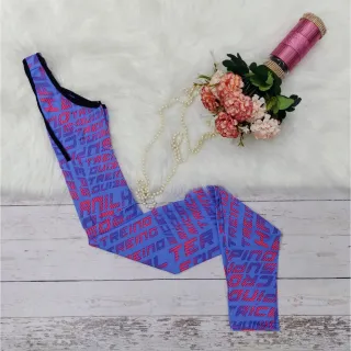 Roupas Fitness Femininas: Macacão Longo e Curto Liso ou Estampado - MACACÃO LONGO 7