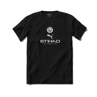 Camiseta City Futebol Unissex - Tecido Dryfit Respirável - Preto