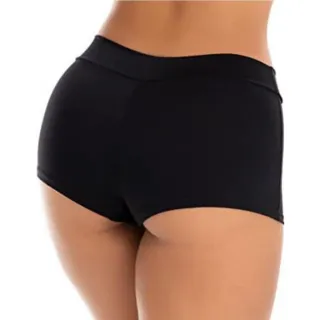 Short Boxer Feminina Kit 10 Calcinha Box Cuecas Adulto - Lisas Sortidas