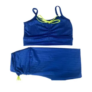 Top Tela e Legging Feminino Academia Suplex 3D - Raryel - Conj/3D preto