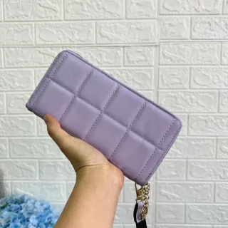 Bordada Feminina Carteira em 2 Zíper - Preto1102