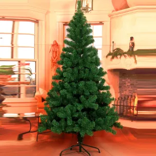 Arvore Luxuosa Natal Tradicional Pinheiro Tamanhos 1,80 / 1,50 / 1,20 Verde Branca Suporte De Plástico Ferro