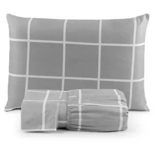 Lençol Casal com Elástico Padrão Box 3 Peças 200 Fios - Promoção Raryel - Cairo