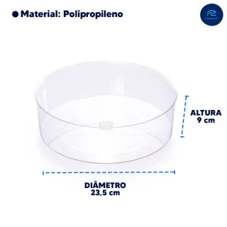 Guarda e Conserva Multiuso Plasutil para Geladeira, Dispensa e Cozinha - Porta ovos 10 x 30